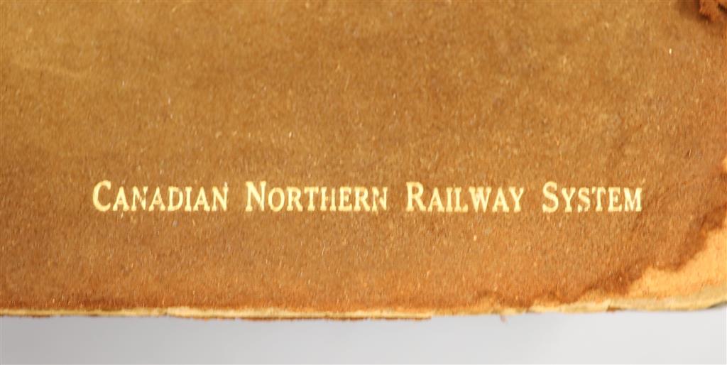 Two photograph albums including Quebec, The Canadian Northern Railway System etc.